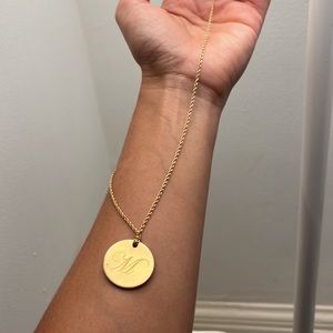 Kendra Phillip Initial Necklace M